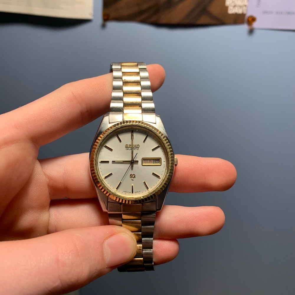 Seiko quartz SQ vintage watch